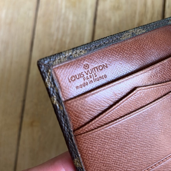 Louis Vuitton Authentic Monogram Vintage Tri-Fold Double Snap Wallet - Picture 8 of 12